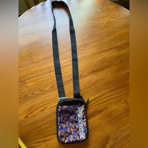Reebok Belt Bag ~ Black and Blue Cheetah